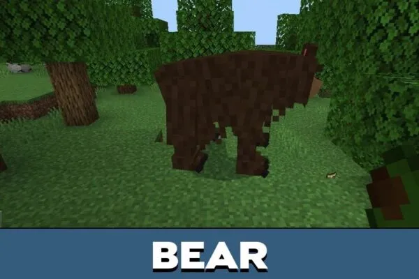 Bear from Mythological Craft Mod for Minecraft PE