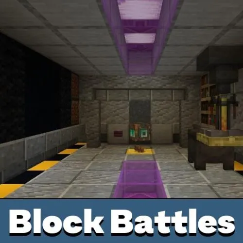 Block Battles Map for Minecraft PE