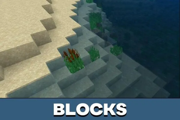 Blocks from River Texture Pack for Minecraft PE