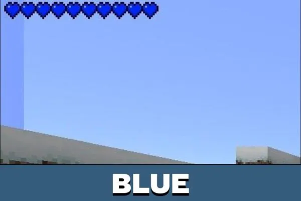 Blue Heart Texture Pack for Minecraft PE