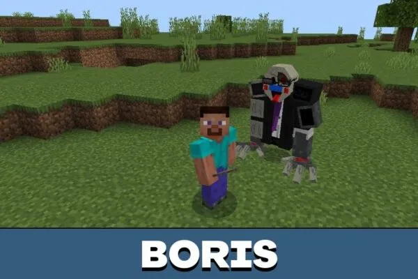 Boris from Ice Scream Mod for Minecraft PE