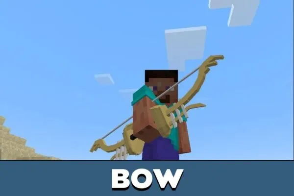 Bow from Aporcypha Weapon Texture Pack for Minecraft PE