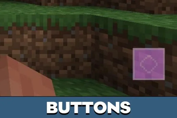 Buttons from Princess Texture Pack for Minecraft PE