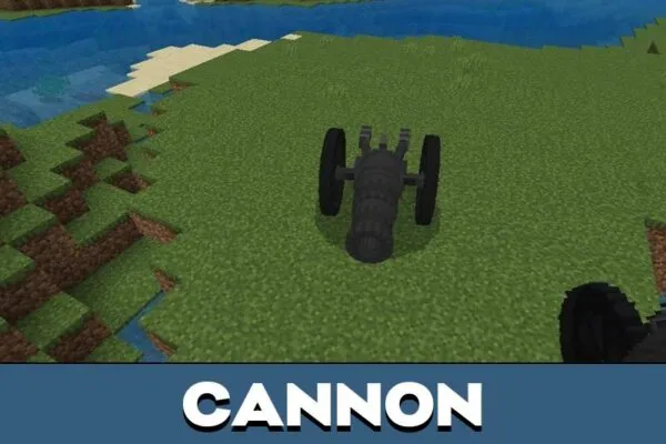 Cannon from Ballista Mod for Minecraft PE