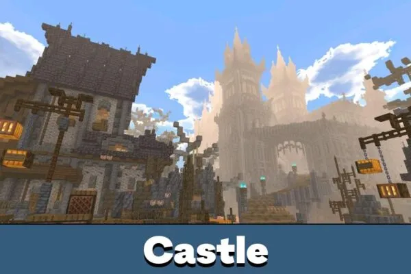 Castle from Dracula Mod for Minecraft PE