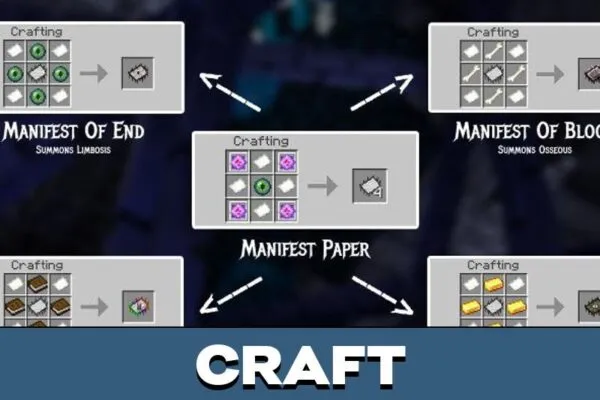 Craft from Disciples of the Void Mod for Minecraft PE