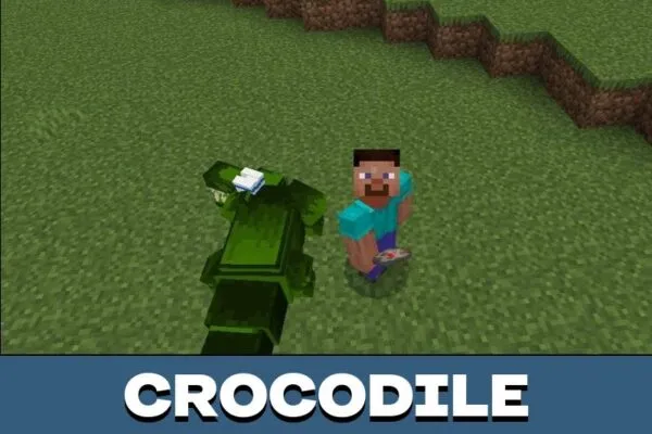 Crocodile from Ice Scream Mod for Minecraft PE