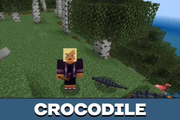 Crocodile from Safari Animals for Minecraft PE