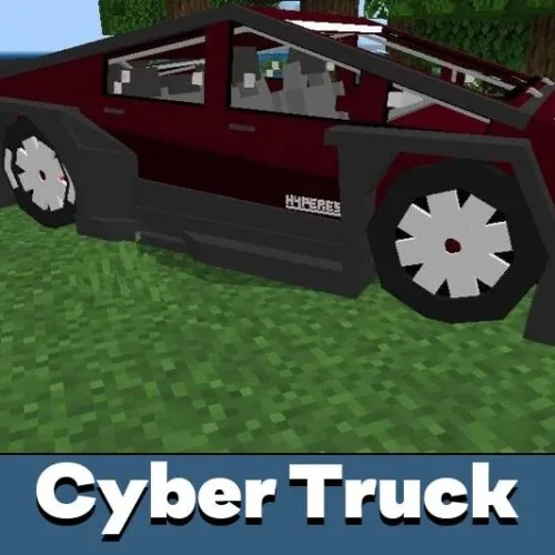 Cyber Truck Mod for Minecraft PE