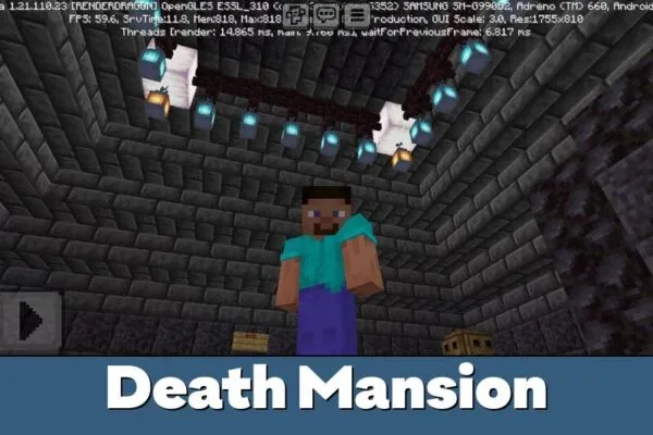 Death Mansion from Mansion Map for Minecraft PE