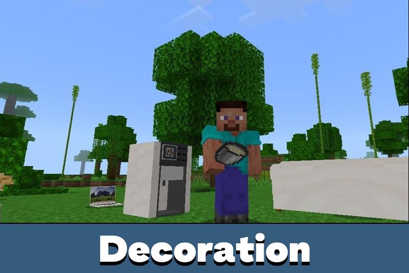 Download Decoration Furniture Mod for Minecraft PE Decoration