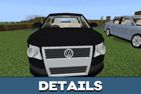 Details from Volkswagen Mod for Minecraft PE