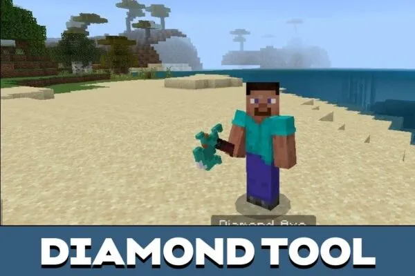 Diamond Axe Texture Pack for Minecraft PE