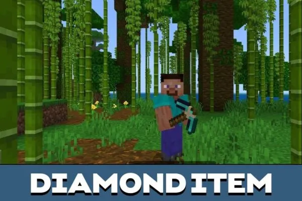 Diamond Pickaxe Texture Pack for Minecraft PE