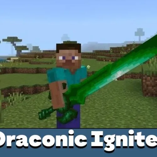 Draconic Igniter Weapons Mod for Minecraft PE