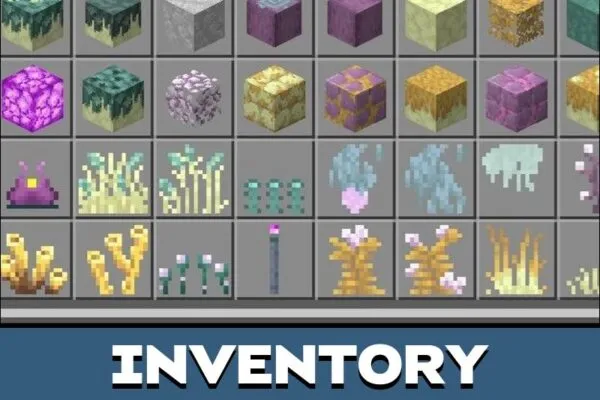 Inventory from Ender Awakening Mod for Minecraft PE