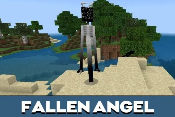 Fallen Angel from Dark Echoes mod for Minecraft PE