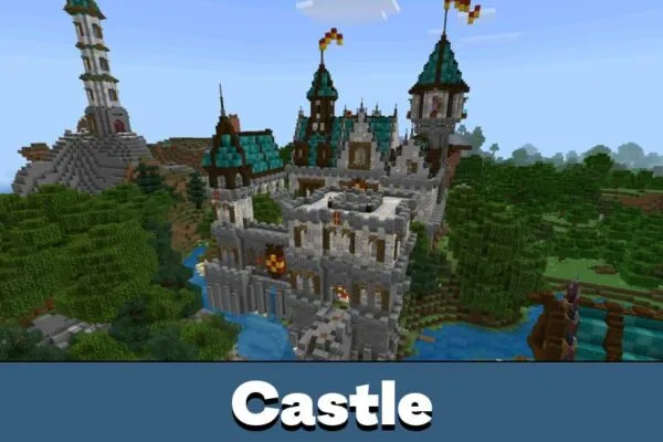 Castle from Village Maps for Minecraft PE