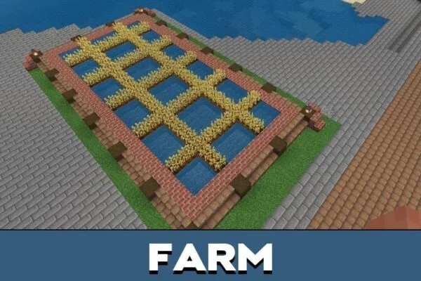 Farm from Medieval Alive Map for Minecraft PE