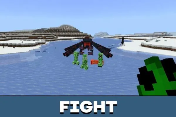 Fight from Scorpion Boss Mod for Minecraft PE