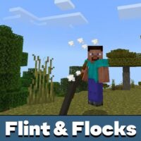 Flint and Flocks Mod for Minecraft PE
