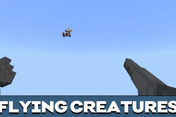 Creatures from Astroblock Map for Minecraft PE