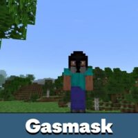 Gasmask Mod for Minecraft PE