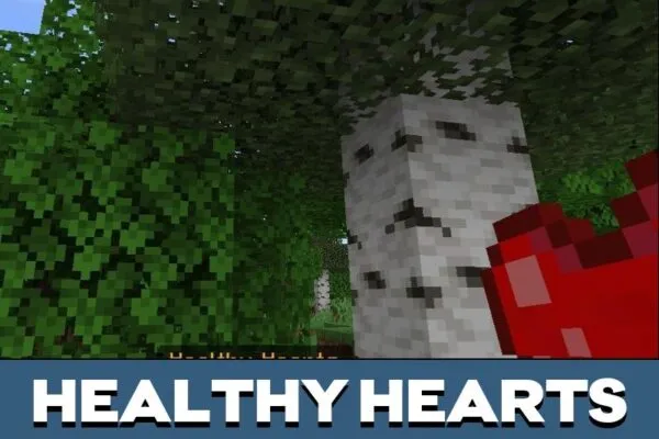 Healthy Hearts from Venomous Arsenal Mod for Minecraft PE