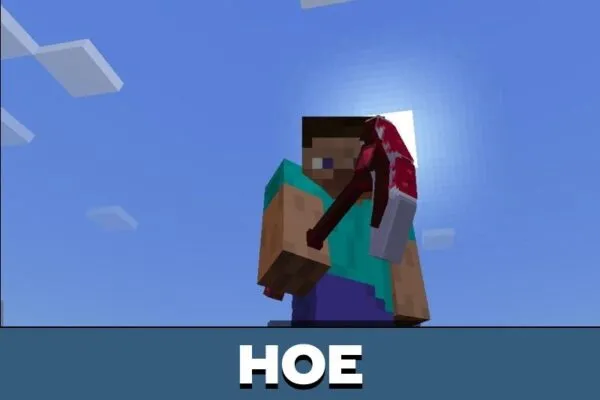 Hoe from Demon Tools Mod for Minecraft PE