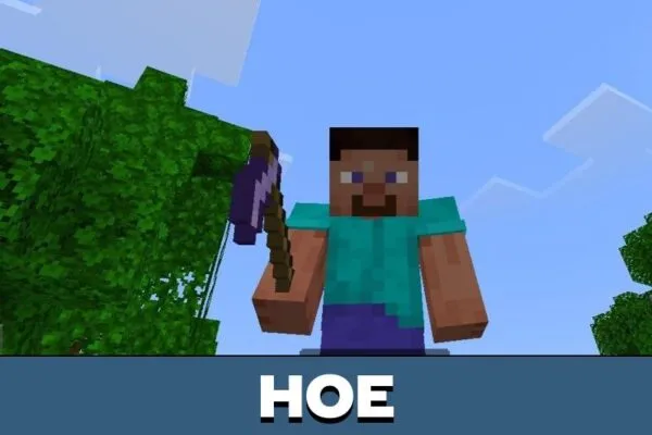 Hoe from Diamond Texture Pack for Minecraft PE