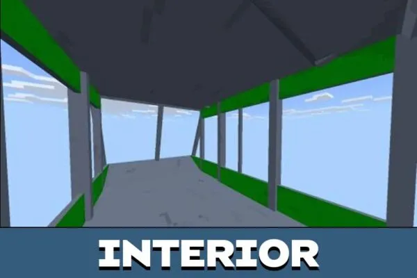 Interior from Cable Car Mod for Minecraft PE