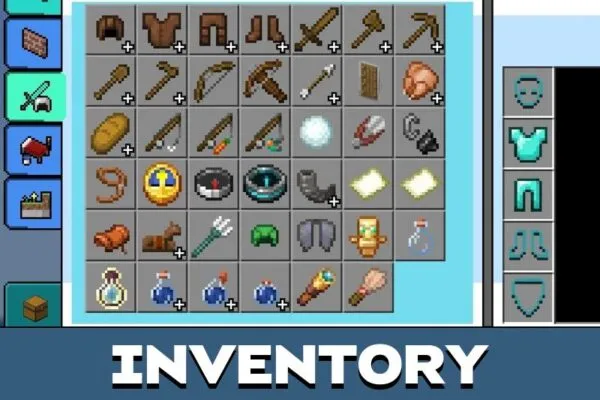 Inventory from Hololens Texture Pack for Minecraft PE