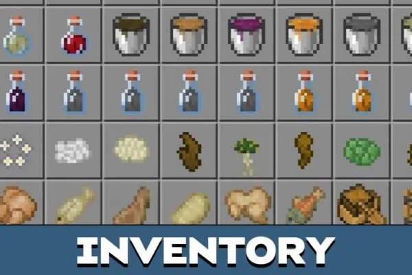 Inventory from Rustic Agriculture Mod for Minecraft PE