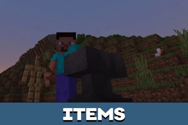 Items from Achievement Friendly Furniture Texture Pack for Minecraft PE