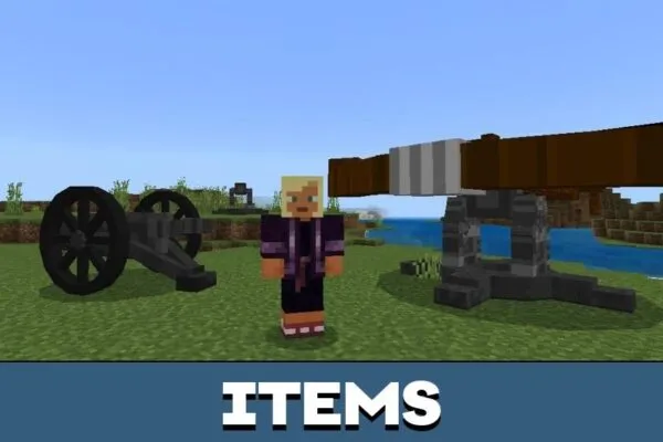 Items from Ballista Mod for Minecraft PE