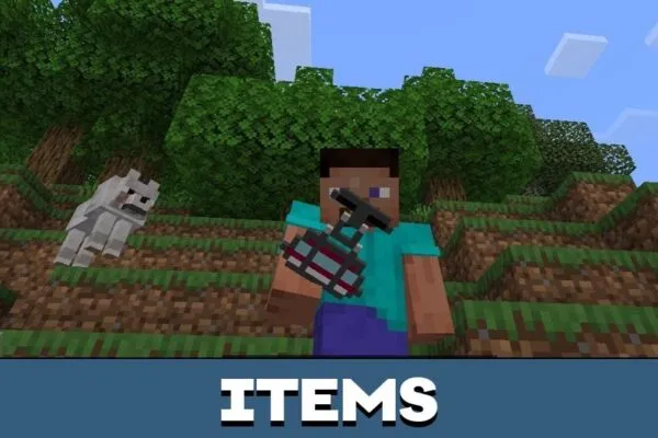 Items from Cable Car Mod for Minecraft PE