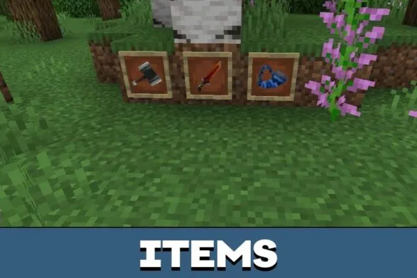 Items from Venomous Arsenal Mod for Minecraft PE