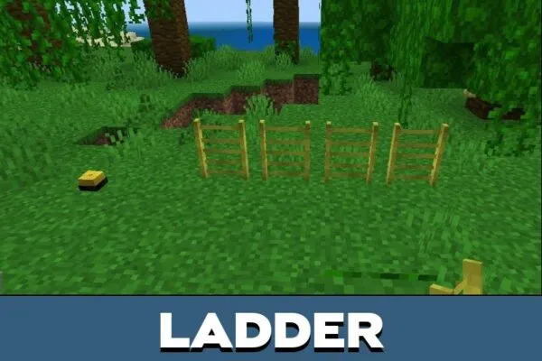 Ladder from Lethal Company Mod for Minecraft PE