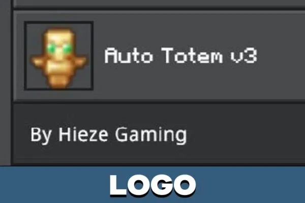 Logo from Auto Totem Mod for Minecraft PE