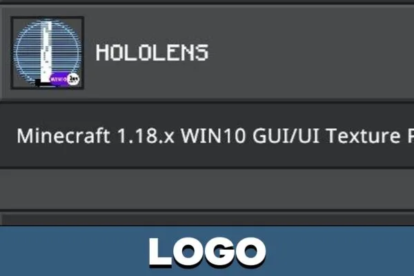 Logo from Hololens Texture Pack for Minecraft PE