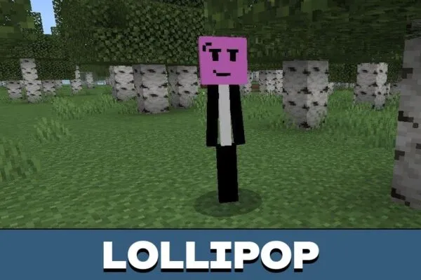 Lollipop from BFDI Mod for Minecraft PE