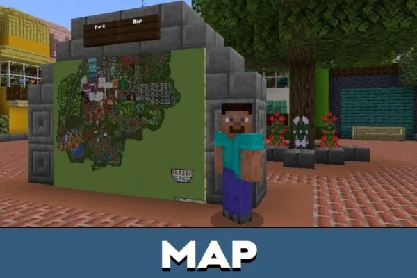 Map from Blazeland Map for Minecraft PE