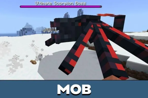 Mob from Scorpion Boss Mod for Minecraft PE