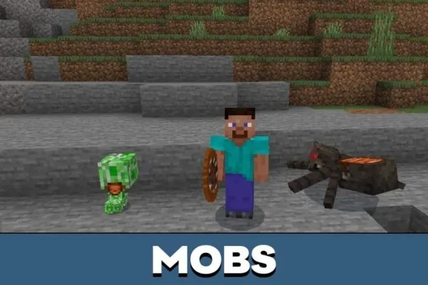 Mobs from Animal Mounts Mod for Minecraft PE