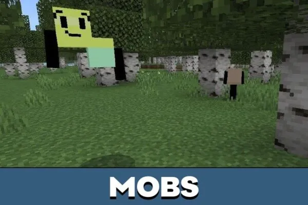 Mobs from BFDI Mod for Minecraft PE