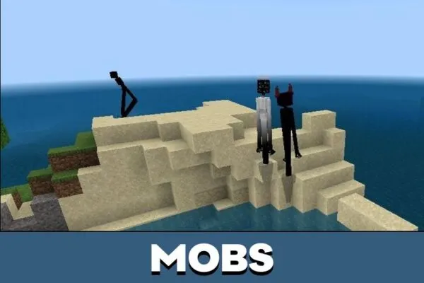 Mobs from Dark Echoes mod for Minecraft PE