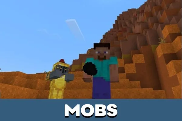 Mobs from Scooby Doo Mod for Minecraft PE