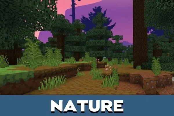 Nature from 16x16 Texture Pack for Minecraft PE