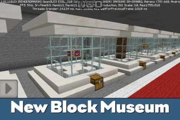 New from Block Museum Map for Minecraft PE