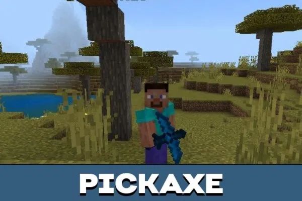 Pickaxe from Agriculture Mod for Minecraft PE